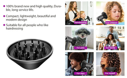 Hair Dryer  Curl Hair Outlet Accessories Diffusion Drying Styling