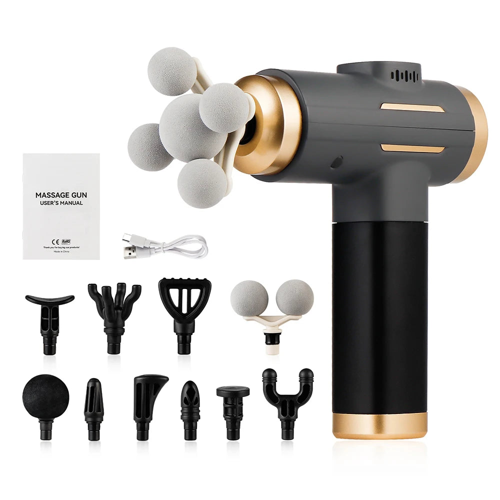 99 Level Electric Massage Gun Powerful Fascia Gun High-Frequency