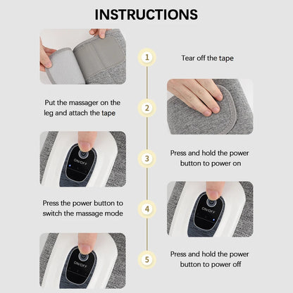 Eletric 360° Air Pressure Calf Massager Wireless Leg Massage