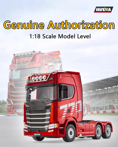 HUINA 1501 770S Alloy Tractor 19CH RC Truck 1/18 2.4G remote