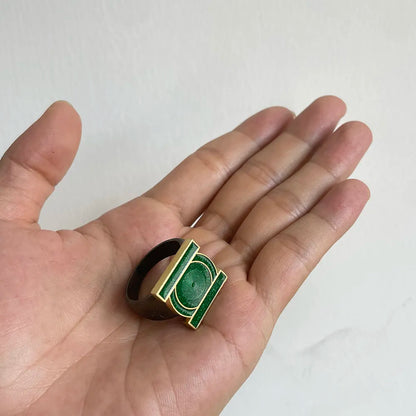 Lanterns Green Lantern Corps Ring Metal Cosplay