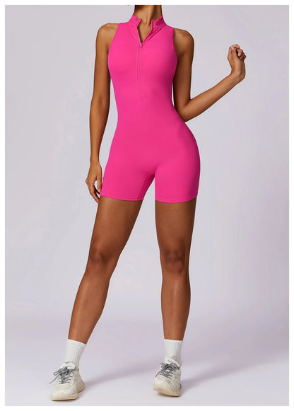 Scrunch Sports Overalls Gym Jumpsuit Women's Fitness