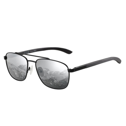 ZENOTTIC Trend Wood Polarized Sunglasses for Men
