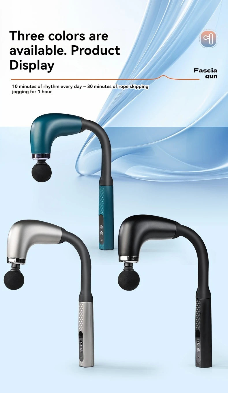 New Smart Fascia Gun Electric Massager Massage Hammer