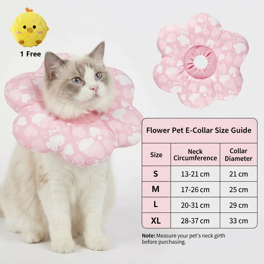 Soft Elizabeth Recovery Collar for Cats Dogs - Anti-Lick Bite Protection Cone