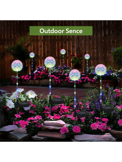 LED dandelion outdoor ground mounted light