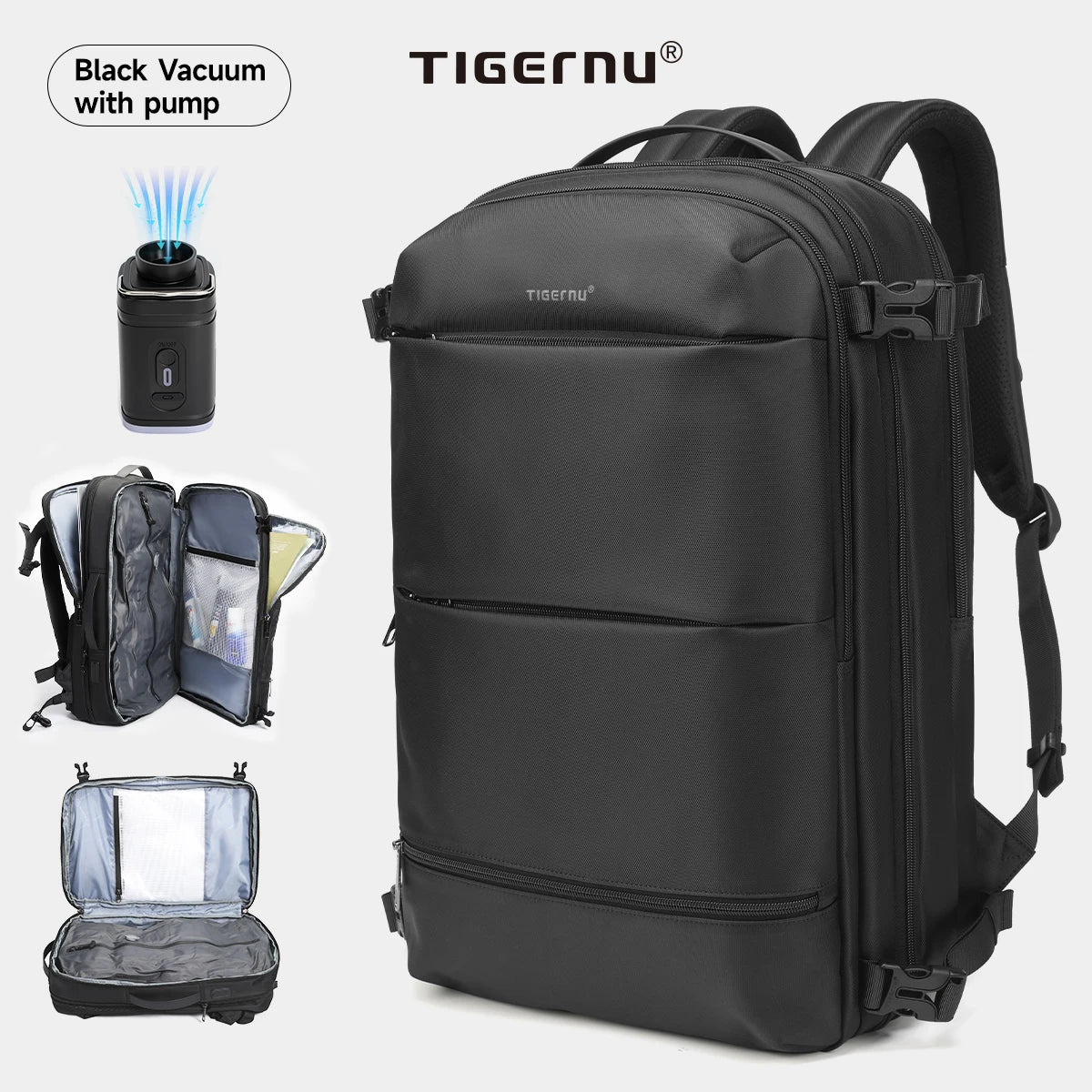 Tigernu Vacuum Compression Backpacks Men Travel