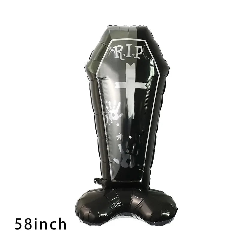 Halloween Decoration Balloons Foil Pumpkin Ghost Dead Tree Witch Mummy Bat Spider Balloon