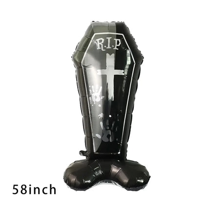 Halloween Decoration Balloons Foil Pumpkin Ghost Dead Tree Witch Mummy Bat Spider Balloon