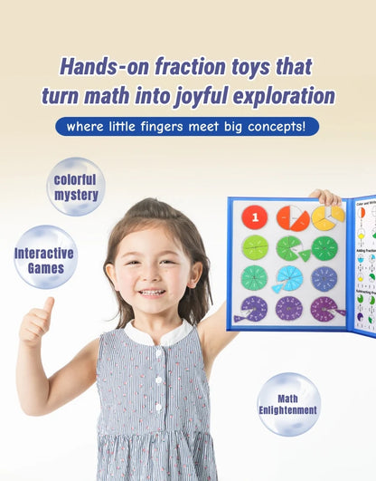 Magnetic Fraction Disk Teaching Aids, Fraction Science Education Model