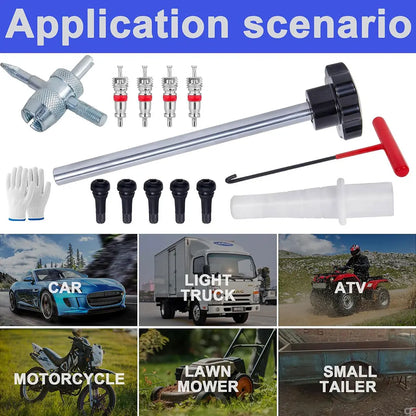 Quick Change Tire Valve Tool Kit Valve Stem Tire Valve Stem