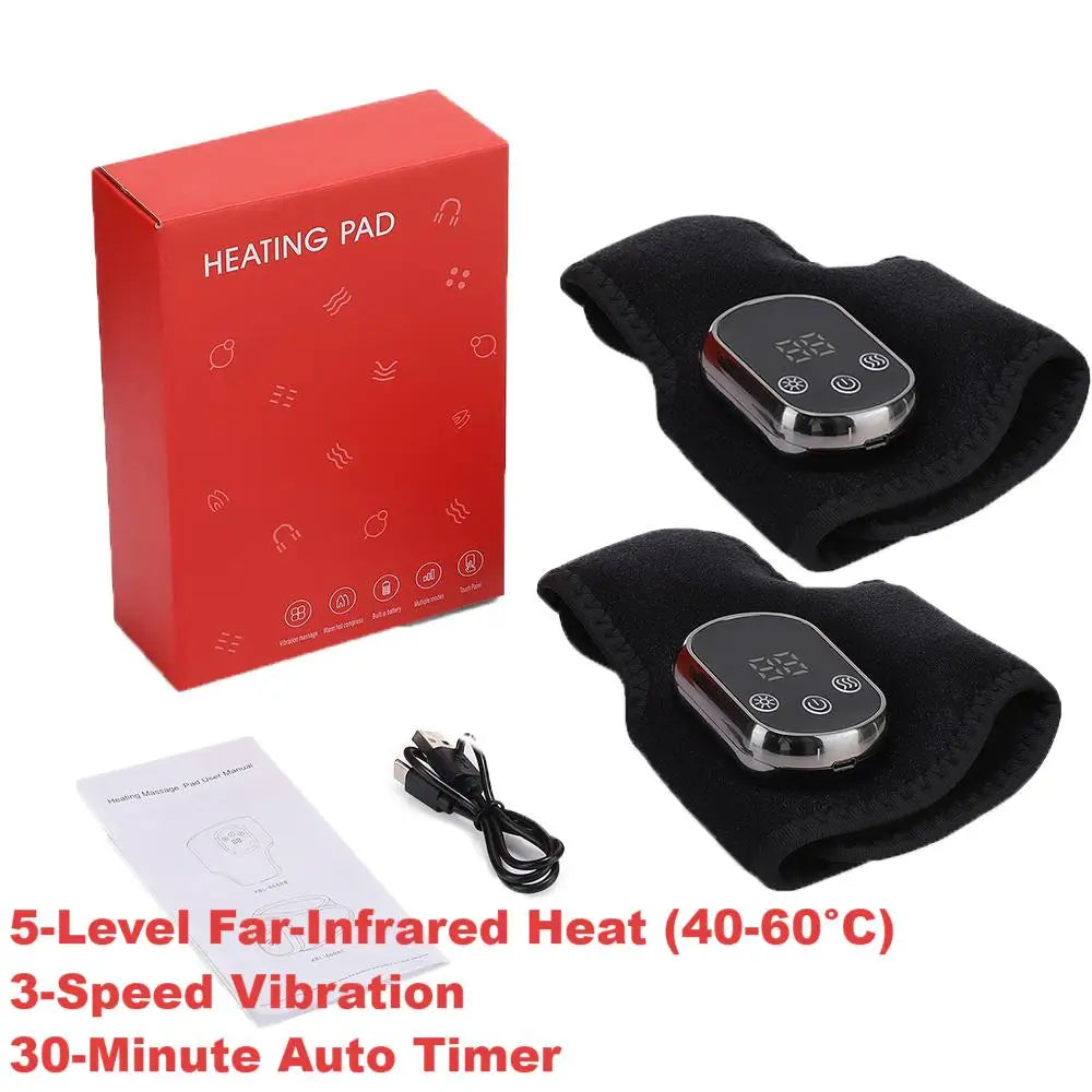 Heated Ankle Massager Hot Compresses Vibration Massage