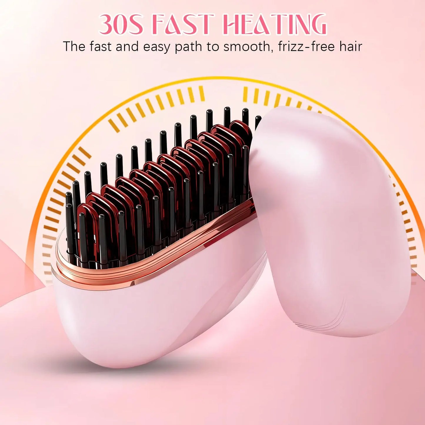 New Mini Straightener Rechargeable Portable Hair Straightener