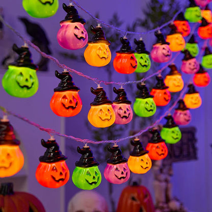 Pumpkin String Lights For Easter, Halloween, Christmas Room Decor