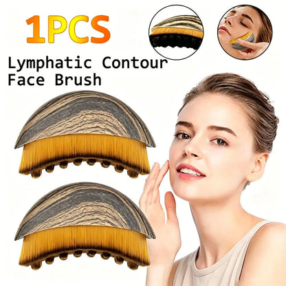 Lymphatic Contour Face Brush Ergonomically Designed