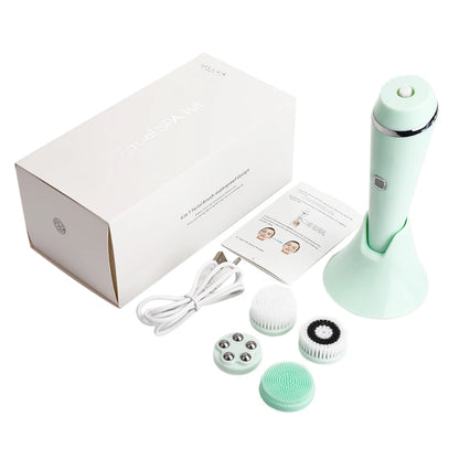 4 in 1 Electric Facial Cleansing Brush Sonic Skin Care