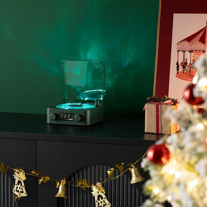 Retro Turntable Speaker With White Noise Wireless Bluetooth