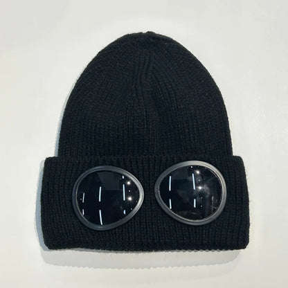 Warm Ski Mask Hats Caps Women Men Winter Windproof Glasses