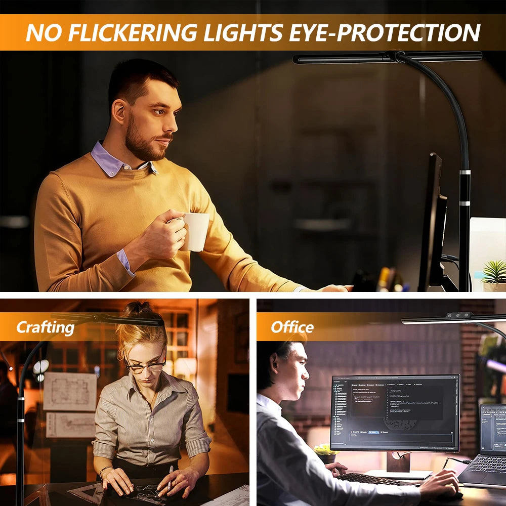 Home LED Eye-Caring Architect Desk Lamp No Flicker