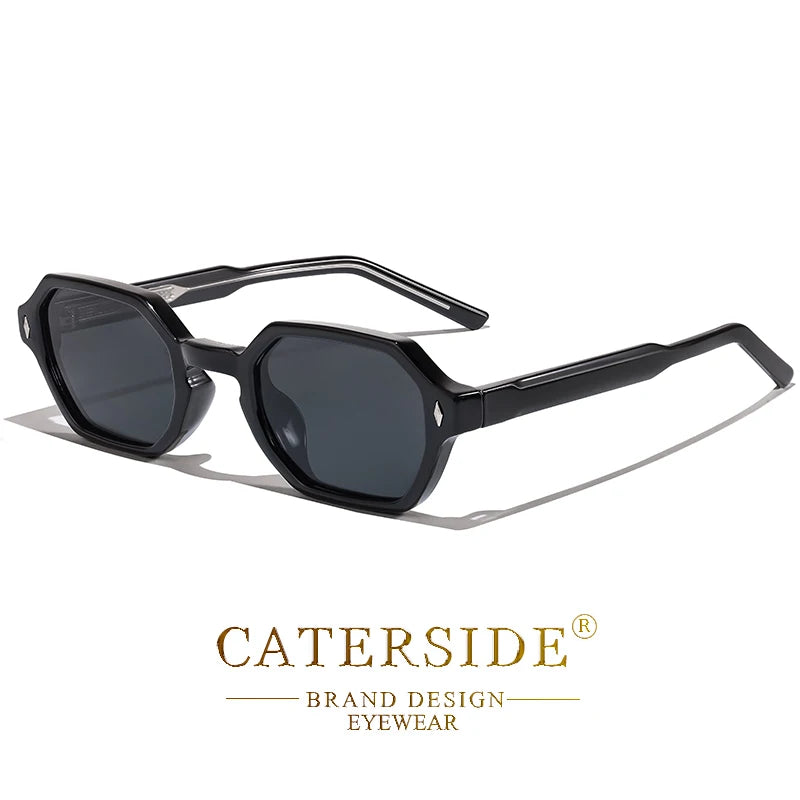 Punk Polygonal Men Sunglasses Personalized Design Square