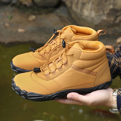 Men Plush Winter Boots Shoes Women Waterproof Snow Cotton Boots