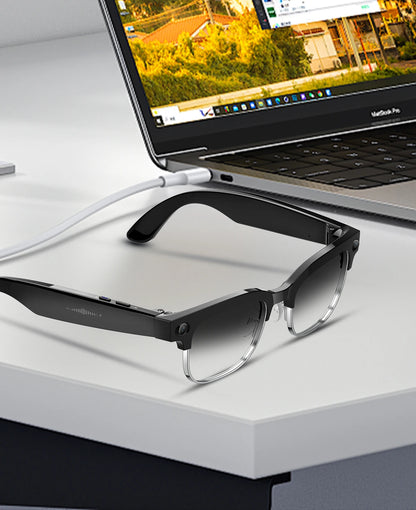New Men Smart AI Glasses 4K HD 800MP Camera Chat GPT