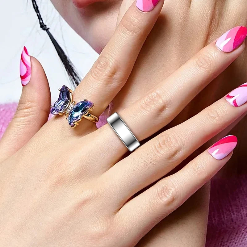 Smart Ring Bluetooth Call Heart Rate Blood Pressure Monitor