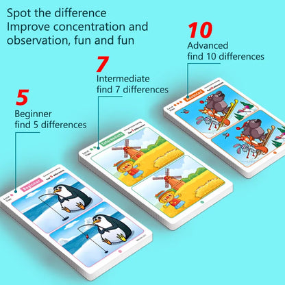 Find the Difference, Fun Concentration Training Game Pictures