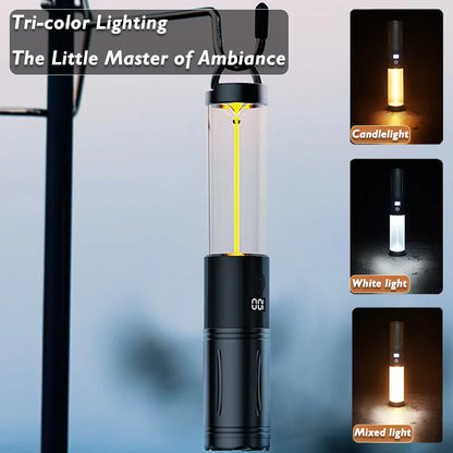 Rechargeable Outdoor Portable Hiking Camping Flashlight