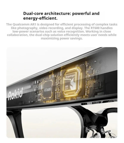 New Rokid Glasses Leqi AI&AR Glasses-49g Ultra-Light