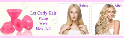 Soft Rubber Silicone Heatless Hair Curler Hair Styling