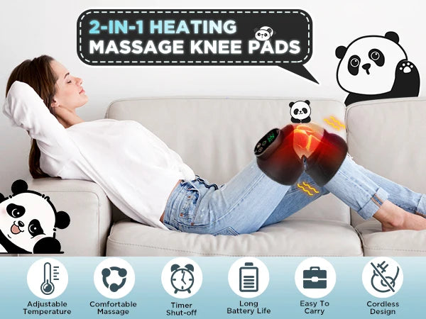 3-in-1 Heated Vibration Knee Massager