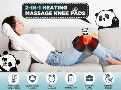 3-in-1 Heated Vibration Knee Massager
