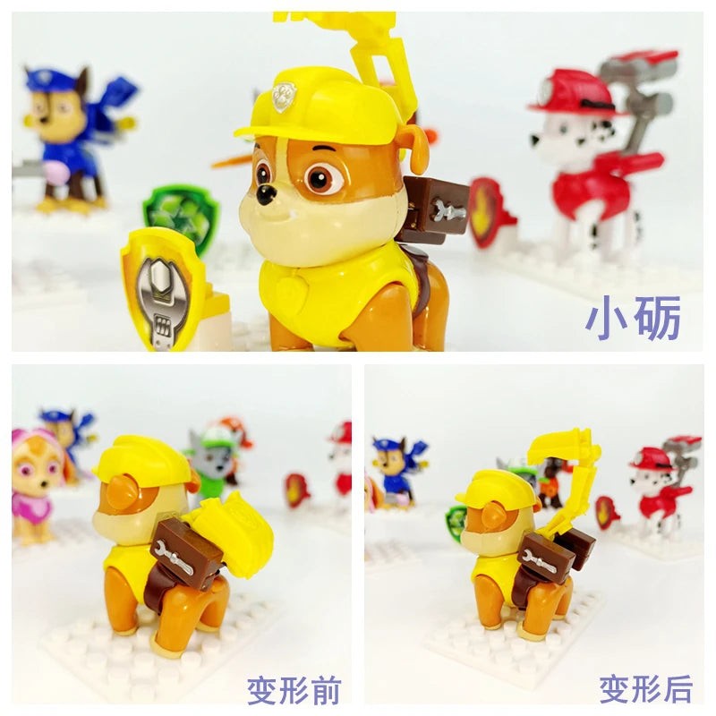 Paw Patrol Action Figure Anime Toy Chase Marshall