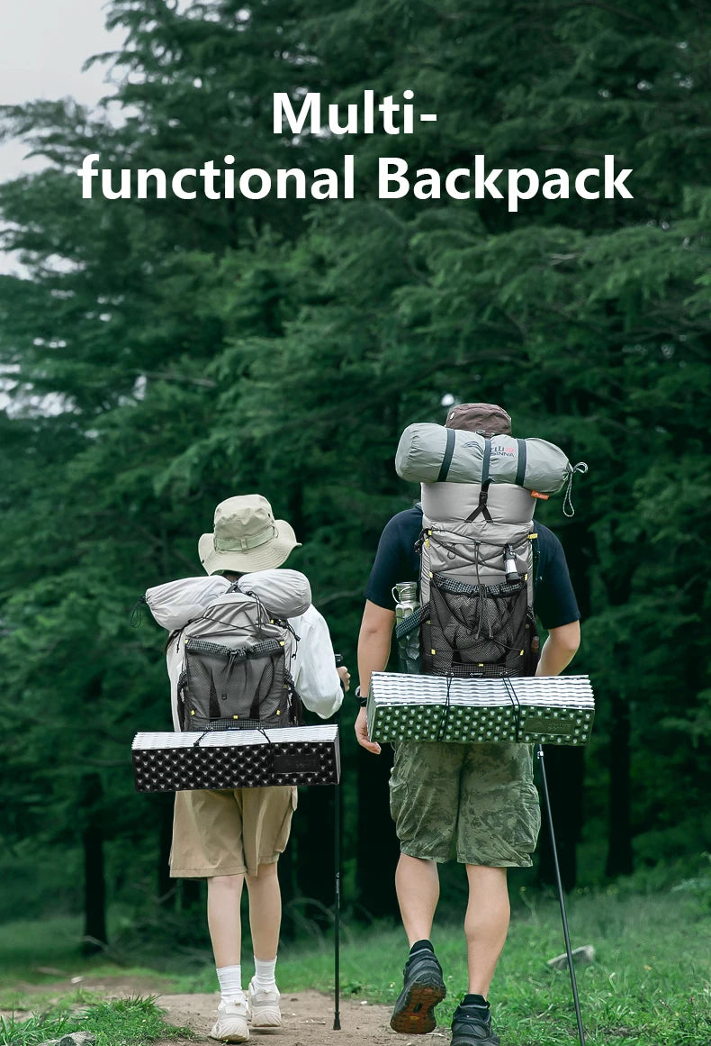 Camping Backpack 25+10L Large Capacity Travel Bag Outdoor