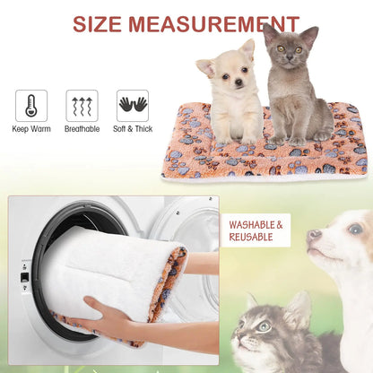 Thicken Flannel Mat Pet Beds Mats Dog Bed Sleeping Mat