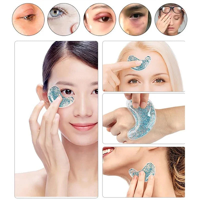 Gel Eye Bag Patch Reusable Gel Eye Ice Pack Hot Cold
