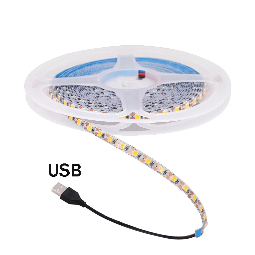 3MM 5MM 8MM Width DC 5V LED Strip 2835 120LEDs