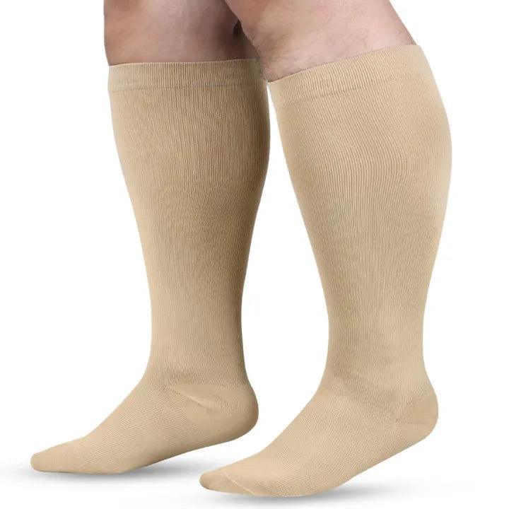 Compression Socks for Women Men 20-30 mmHg Wide Calf