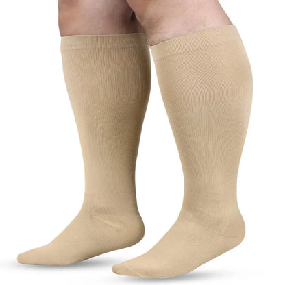 Compression Socks for Women Men 20-30 mmHg Wide Calf