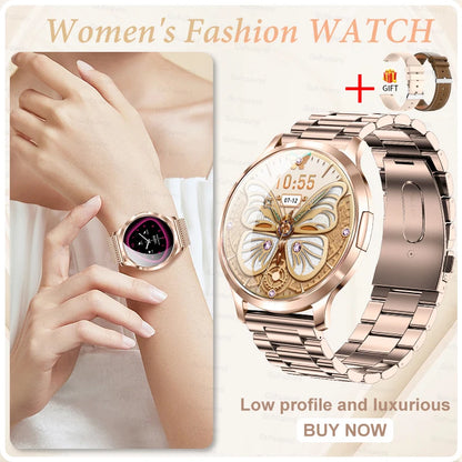 New Smart Watch For Women Gift 1.32 Inch Full Touch Screen