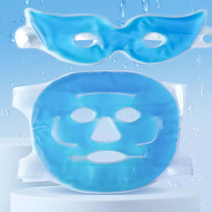 Face Cooling Mask Gel Eye Mask Ice Pack Cooling PVC Hot Cold Therapy Skin Care