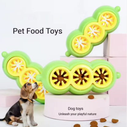 New Dog Treat Dispensing Toy Pea Puzzle Slow Feeder