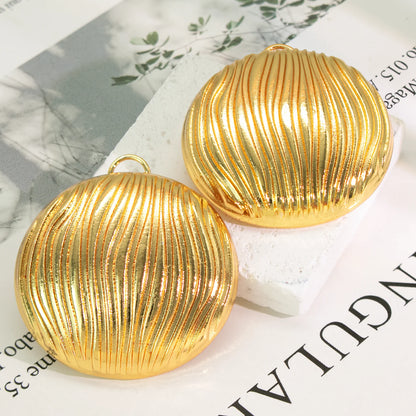Hemispherical  Earrings Round Punk Geometric Style Jewelry