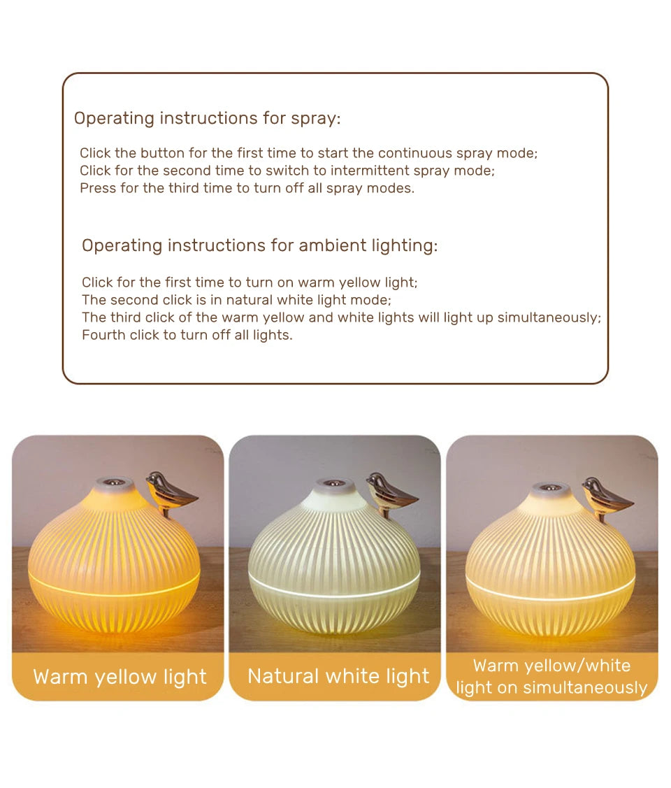 USB Air Humidifier Mini Water Aroma Diffuser