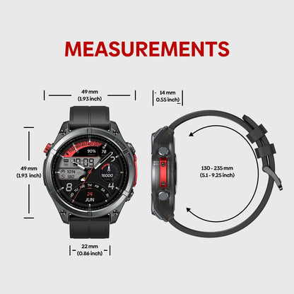 New Ciberer Vertix Stratos 4 GPS Smart Watch 1.43''AMOLED