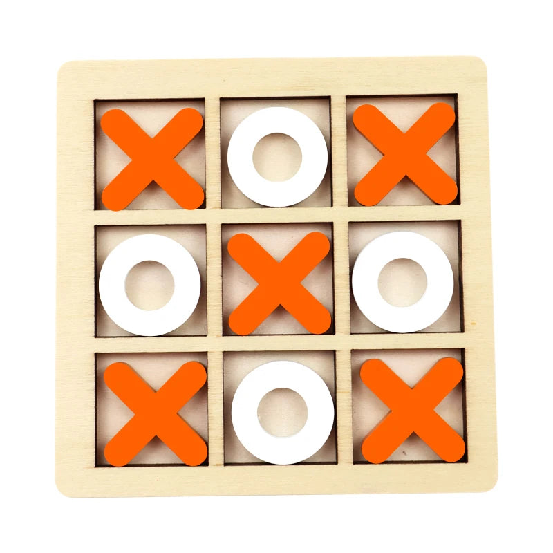 Montessori Play Game Wooden Toy Mini Chess Interaction Puzzle