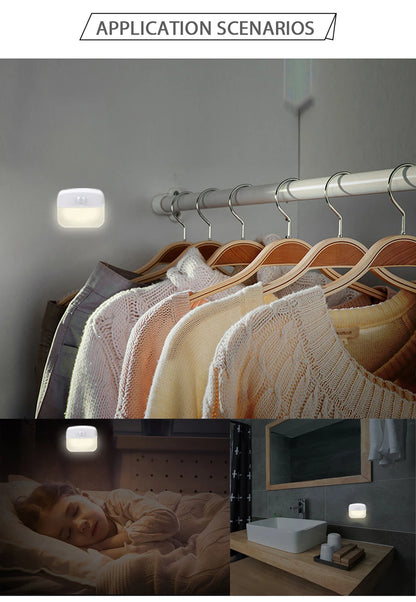 LED Auto ON/OFF Smart Night Lamp Under Cabinet Light