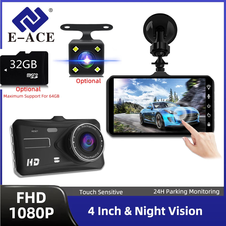 Dash Cam Touch Sensitive Dash Camera WDR G sensor
