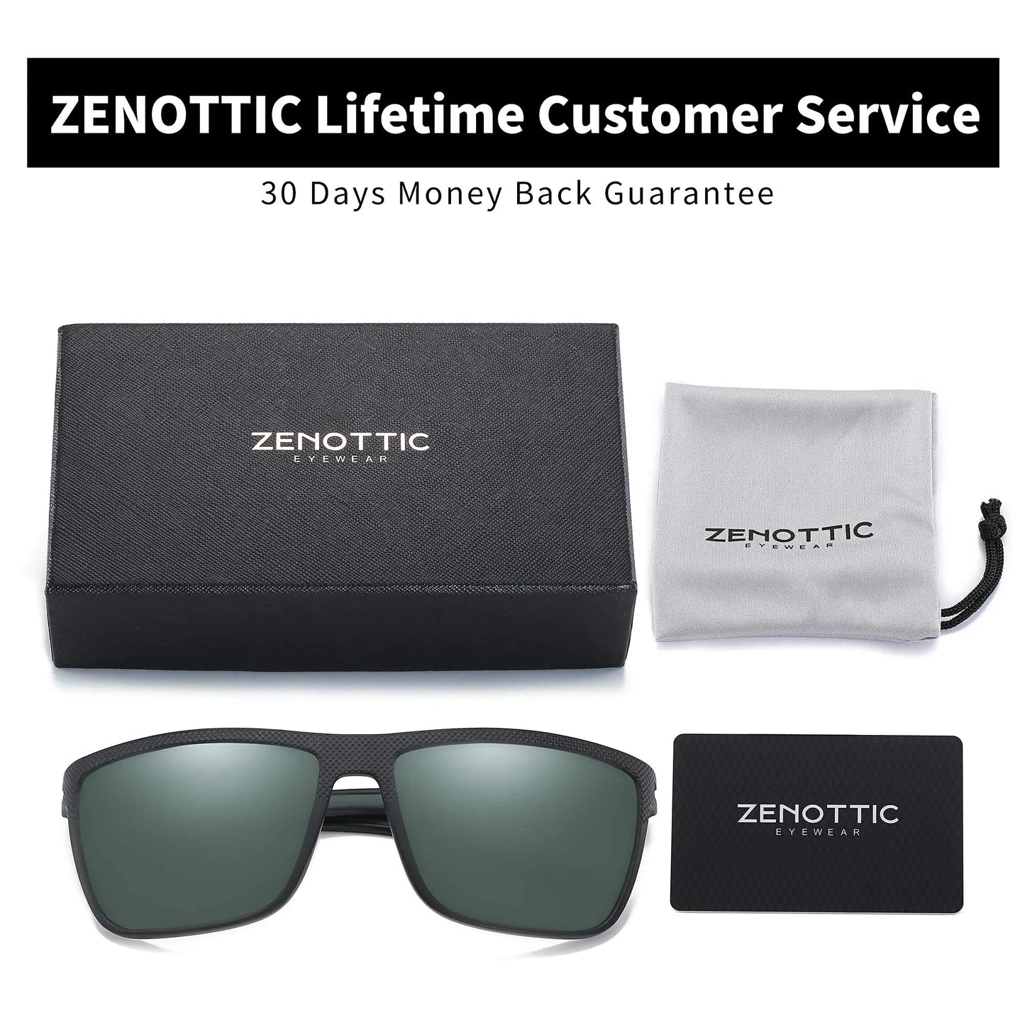 Polarized Sunglasses for Men Shades Lightweight TR90 Frame